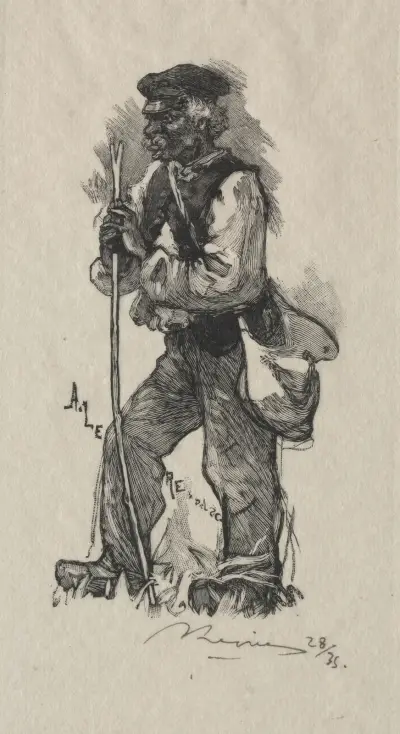 Le preneur de serpents, Auguste Louis Lepère