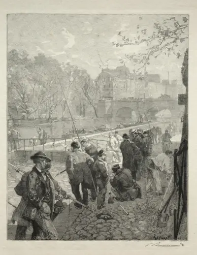 Myntningsslussen av Auguste Louis Lepère