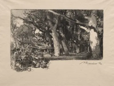 Skogsbryn av Auguste Louis Lepère