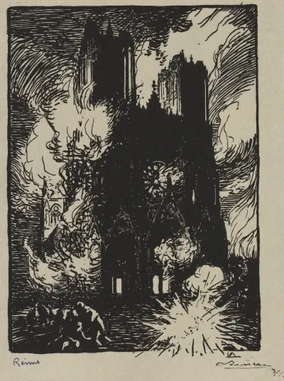 Reims av Auguste Louis Lepère