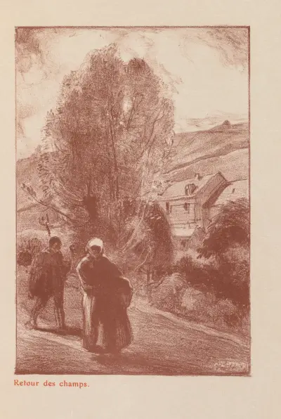 Återvändande från fälten av Auguste Louis Lepère