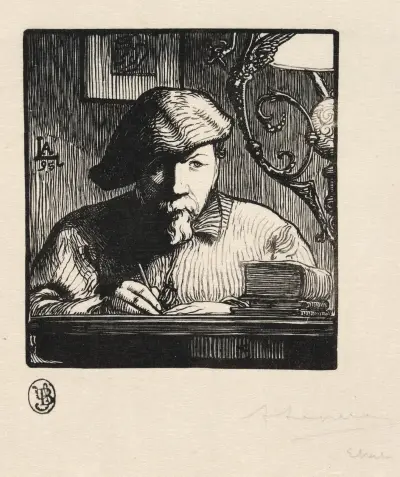 Self-Portrait, Auguste Louis Lepère