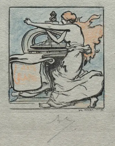 The Printer av Auguste Louis Lepère