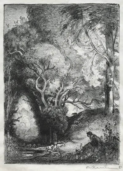 Ravinen i juni av Auguste Louis Lepère