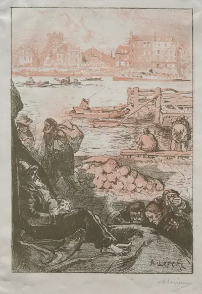 The River Porter, Monday av Auguste Louis Lepère