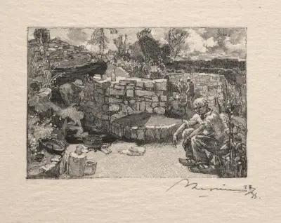 Ett stenbrott av Auguste Louis Lepère