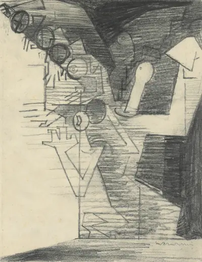 Au casino (Rysunki do Aurelii), Louis Marcoussis