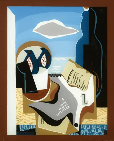 Kompozycja z ptakiem, Louis Marcoussis