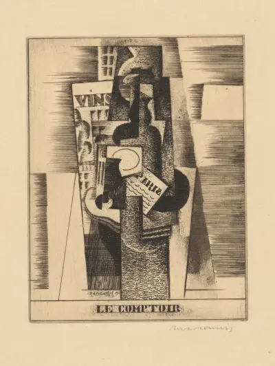 Le Comptoir, Louis Marcoussis