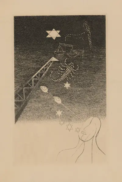 Les Fiançailles av Louis Marcoussis