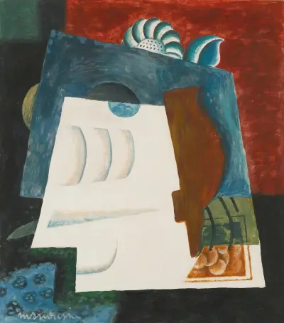 Martwa natura z kopertą, Louis Marcoussis