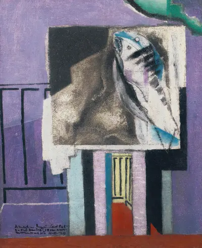 Martwa natura przed balkonem, Louis Marcoussis