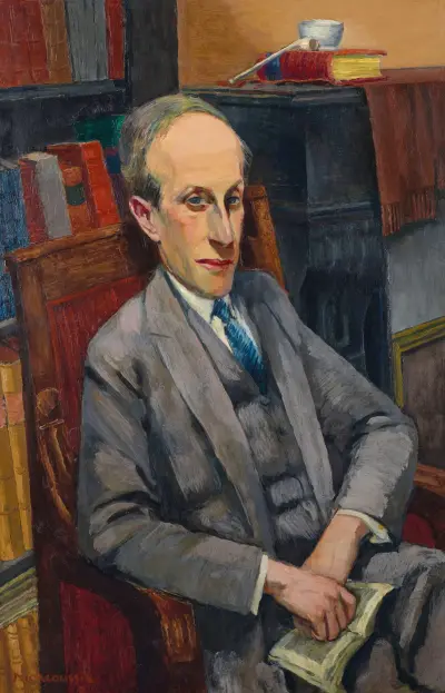 Porträtt av Ronald Davis av Louis Marcoussis