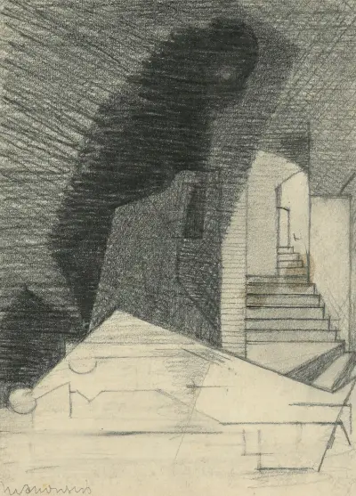 Grób Aurelii (Rysunki do Aurelii), Louis Marcoussis