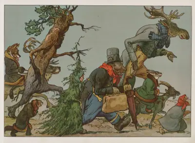 Bruin; the Adventures of a Little Bear Pl.6 av Louis Moe