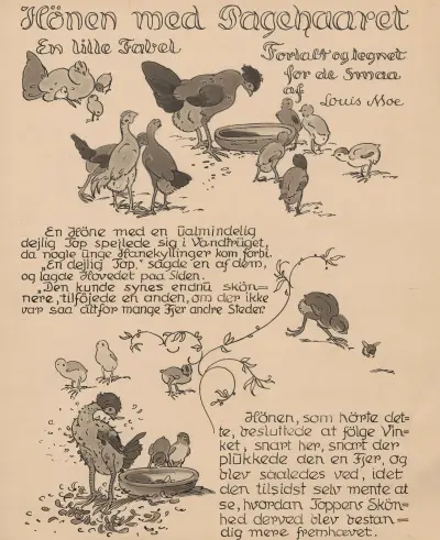 Slepice s pavím ocasem – Nr. 1, Louis Moe