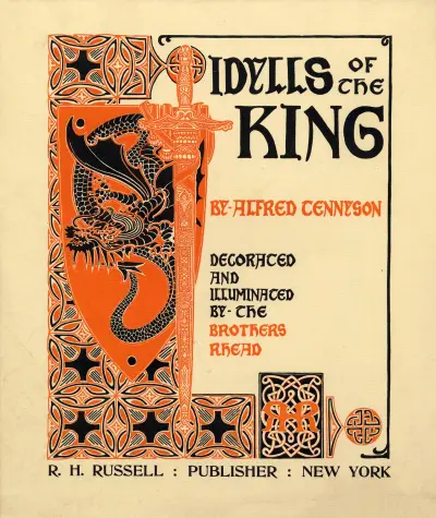 Idylls of the King von Alfred Tennyson, 1898 – Nr. 1 von Louis Rhead