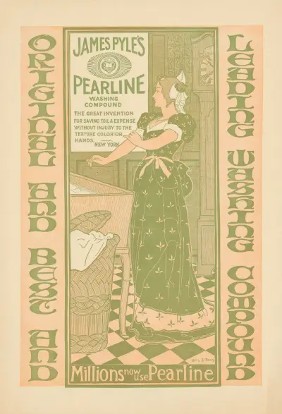 James Pyle’s Pearline Washing Compound von Louis Rhead