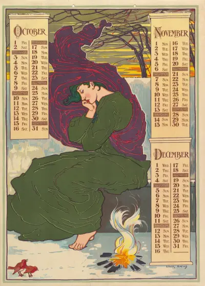 Oktober, November, Dezember von Louis Rhead