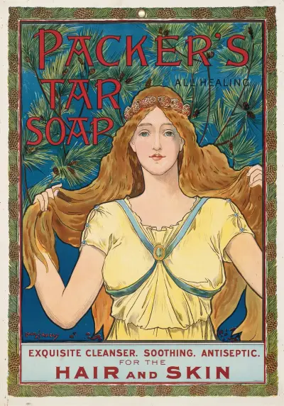 Packer’s Teerseife, 1890 von Louis Rhead