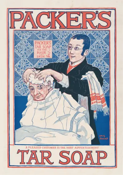 Packer’s Teerseife, 1910 von Louis Rhead