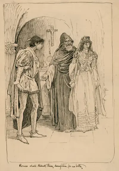 Romeo soll dir, Tochter, für uns beide danken von Louis Rhead