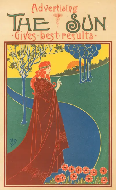 Die Sonne, 1896 von Louis Rhead
