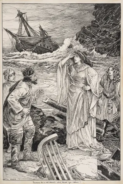 Was ihr wollt. Vielleicht ist er nicht ertrunken, was meinst du, Kapitän von Louis Rhead