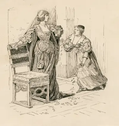 Zwei Herren aus Verona, Julia – Geh und lass die Papiere liegen von Louis Rhead