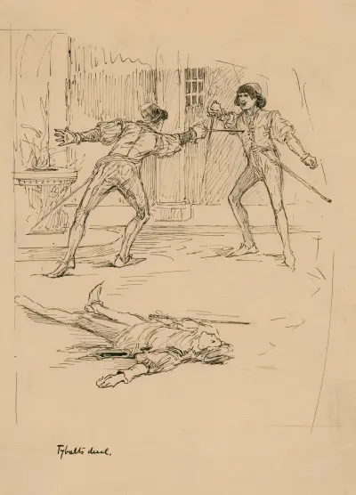 Tybalts Duell von Louis Rhead