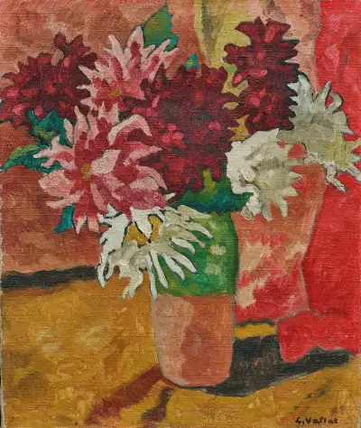 Dahliabukett av Louis Valtat