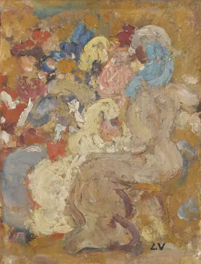 Eleganta damer i skogen av Louis Valtat