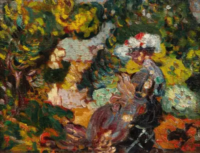 Kvinnor i landskap av Louis Valtat