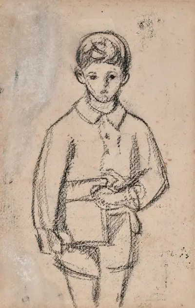 Jean med sin skolväska av Louis Valtat