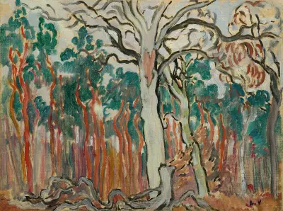 Träden i Sologne av Louis Valtat
