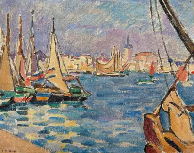 Les Sables d’Olonne av Louis Valtat