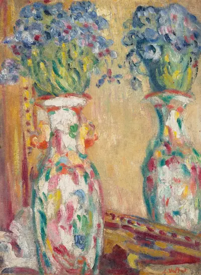Vas med spegel av Louis Valtat