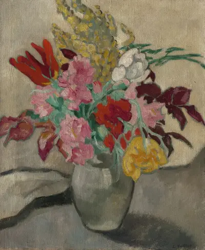 Vase avec bouquet de fleurs av Louis Valtat