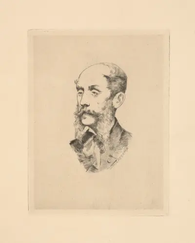 Charles Chaplin av Louise Abbéma