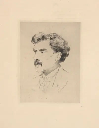 Jean Alexandre Joseph Falguiere av Louise Abbéma