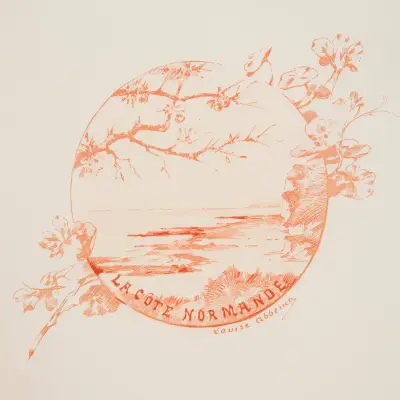 La Côte Normande av Louise Abbéma