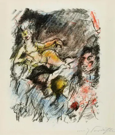 Am Dresdner Hof von Lovis Corinth