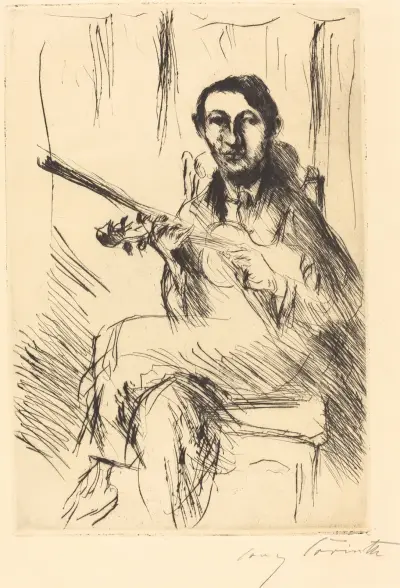 Andreas Weissgaerber-I (Bildnis Andreas Weissgaerber) von Lovis Corinth
