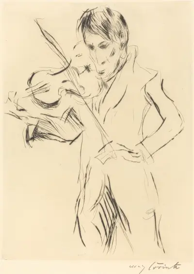 Andreas Weissgaerber-II (Bildnis Andreas Weissgaerber) von Lovis Corinth