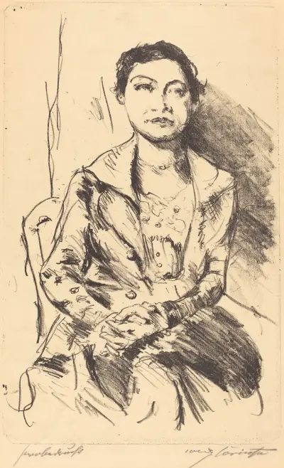 Anneliese Halbe av Lovis Corinth