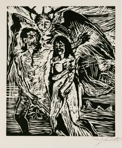Austreibung aus dem Paradies von Lovis Corinth