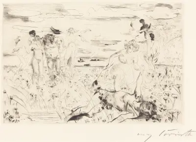 Bacchanal av Lovis Corinth