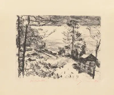 Berg See von Lovis Corinth