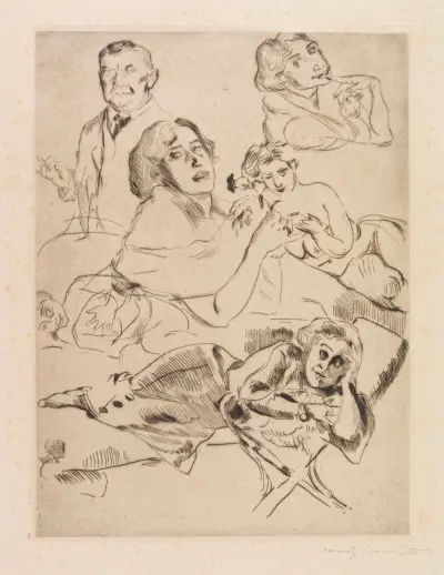 Bewegungsstudien von Lovis Corinth