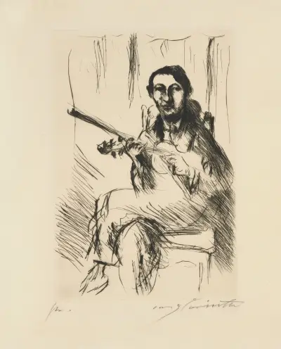 Bildnis Andreas Weissgaerber (Erste Fassung) von Lovis Corinth